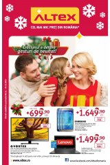 Catalog Altex electronice si electrocasnice 8-24 decembrie 2015 'Craciunul e despre gesturi de neuitat'