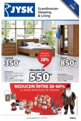 Catalog JYSK casa si gradina 17-24 decembrie 2014 'Scandinavian Sleeping & Living'