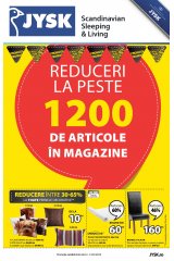 Catalog JYSK casa si gradina 26 decembrie 2015 - 13 ianuarie 2016 'Scandinavian Sleeping & Living'