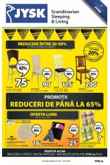 Catalog JYSK casa si gradina 7-20 ianuarie 2016 'Scandinavian Sleeping & Living'