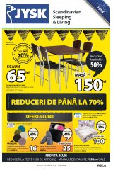 Catalog Jysk casa si gradina 21 ianuarie - 3 februarie 2016 'Scandinavian Sleeping & Living'