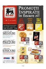 Revista Mega Image supermarketuri 21 ianuarie - 2 februarie 2016 'Promotii inspirate in fiecare zi'