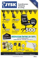 Catalog JYSK casa si gradina 28 ianuarie - 10 februarie 2016 'Scandinavian Sleeping & Living'