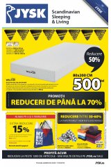 Catalog JYSK casa si gradina 4-10 februarie 2016 'Scandinavian Sleeping & Living'