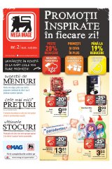 Revista Mega Image Supermarket 4-16 februarie 2016 'Promotii inspirate in fiecare zi'