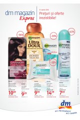 Catalog dm magazin 31 martie - 19 aprilie 2016 'Preturi si oferte irezistibile'
