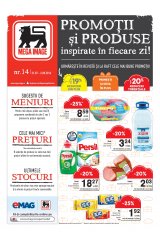 Revista Mega Image supermarket 21 iulie - 2 august 2016 'Promotii inspirate in fiecare zi!'