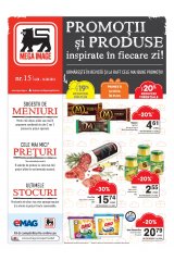 Revista Mega Image Supermarket 4 - 16 august 2016 'Produse si promotii inspirate in fiecare zi!'