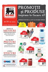 Revista Mega Image Supermarket 18 - 30 august 2016 'Promotii si produse inspirate in fiecare zi!'