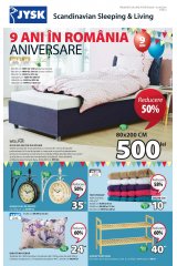 Catalog JYSK casa si gradina 8-21 septembrie 2016 '9 ani in Romania'