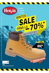 Catalog Hervis 12-25 ianuarie 2017 'Winter Sale pana la 70% reduceri'