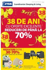 Catalog JYSK casa si gradina 30 martie - 12 aprilie 2017 '38 de ani cu oferte excelente!'