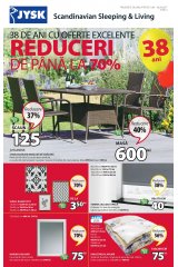 Catalog JYSK casa si gradina 13-26 aprilie 2017 '38 de ani cu oferte excelente'