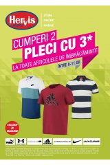 Catalog Hervis sport 8-11 iunie 2017 'Cumperi 2, pleci cu 3'