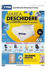 Catalog JYSK casa si gradina 27 iulie - 2 august 2017 'Marea deschidere din Targoviste'