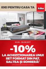 Catalog Kika casa si gradina 1-30 septembrie 2017 'Idei pentru casa ta!'