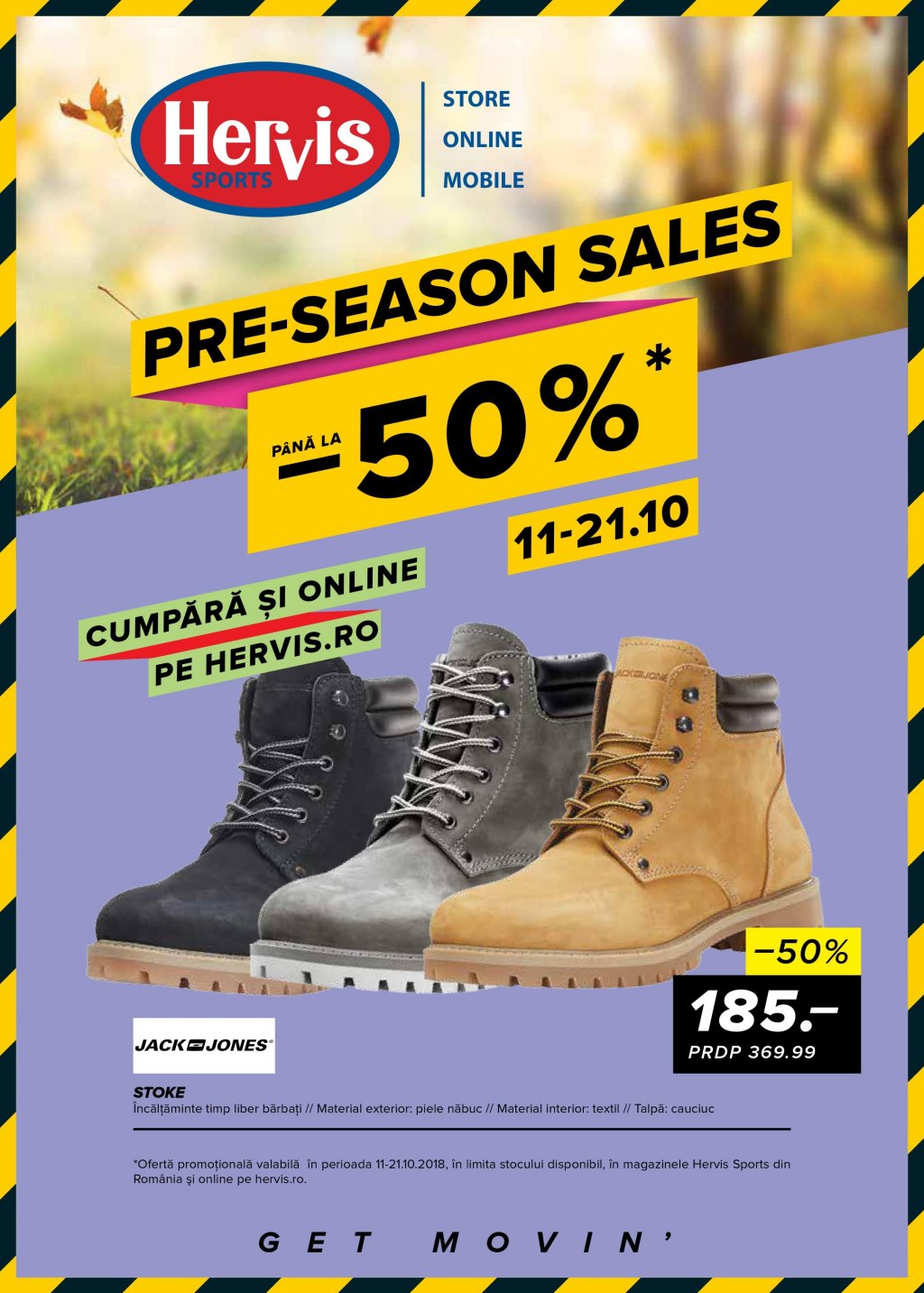 domestic Whichever Prevention Catalog Hervis sports 11-21 octombrie 2018 "Pre-season sales".