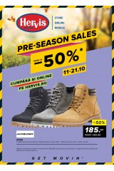 Catalog Hervis sports 11-21 octombrie 2018 "Pre-season sales"
