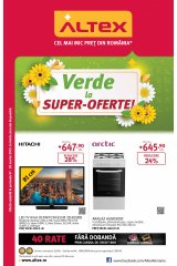 Catalog Altex electronice si electrocasnice 7-20 martie 2019 'Verde la super-oferte'
