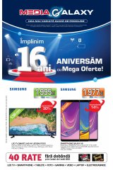 Catalog Media Galaxy 19-25 martie 2019 "Implinim 16 ani: aniversam cu mega oferte"