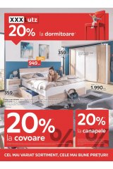 Catalog XXXLutz home&deco - 20% reducere la dormitoare, 20% reducere la covoare, 20% reducere la canapele