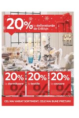 Catalog XXXLutz home&deco - 20% reducere la decorațiunile de Crăciun, 20% la dormitoare, 20% la textile și 20% la covoare