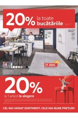 Catalog XXXLutz home&deco - 20% reducere la toate bucătăriile, 20% la un produs la alegere